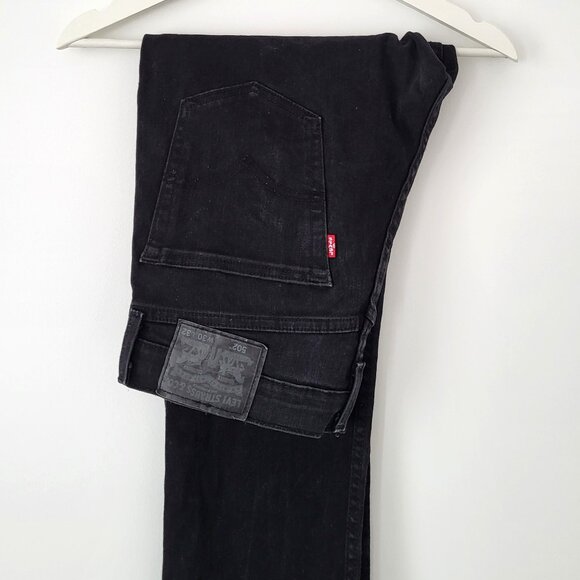 Levi’s 502 Taper Fit Jeans Black Size 30x32 Men’s Denim - Picture 1 of 11